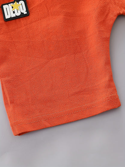 2pcs Baby Boys Dinosaur Print Button Short Sleeve Shirt Top & Elastic Waist Shorts Set Toddler Summer Clothes For Daily & Outdoor Wear