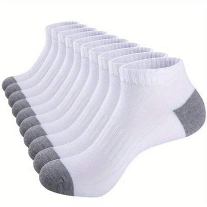 Meias Desportivas Masculinas 10-Pack – Conforto e Performance