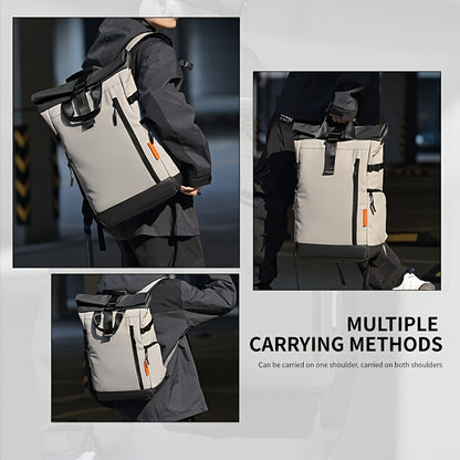 Large Capacity Expandable Laptop Backpack with 39.62cm Laptop Compartment - Heavy-Duty Travel Backpack, Adjustable Padded Shoulder Straps, Zipper Closure - Business, College, Gym, Backpack For Travel, College Student Gear, Se