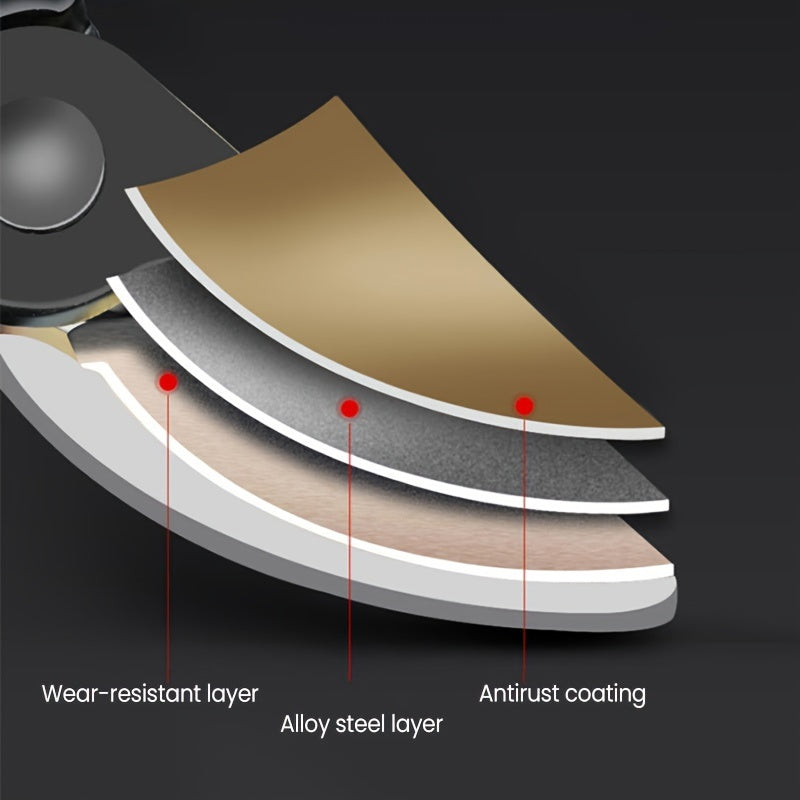 Tesoura de poda manual AIRAJ Heavy Duty - Ultra-afiada e durável, com pega ergonómica antiderrapante para ramos e flores.