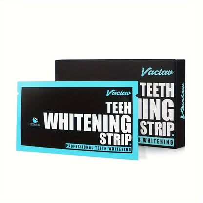 7/14/28 Pairs of Activated Carbon Teeth Whitening Stickers, Teeth Cleaning Stickers, Can Be Used with Tongue Coating Scraper, for Daily Use and Travel