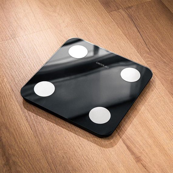 Balança digital para casa de banho Cecotec Surface Precision HealthySmart Preto Cristal 180 kg
