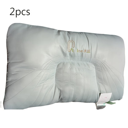2pcs 3D cooling soft neck pillow, suitable for family living rooms, bedrooms, dormitories, hotels, travel, holiday gifts