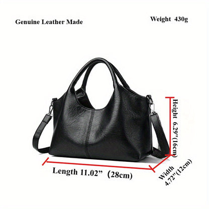 Women'S Stylish Black Leather Tote Bag - Large Capacity, Multi-Compartment Design with Zipper Closure, Perfect for Work, Travel, and Everyday Use, Travel Tote Bag | Versatile Shoulder Bag | Durable Zipper Closure, Large Tote