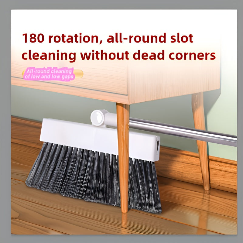 3-in-1 Home Cleaning Kit: Soft Bristle Broom, Dustpan & Brush Combo - Non-Stick Hair, Ideal for Home, Office, School, Dorm - Perfect Christmas Gift, Cleaning Brush