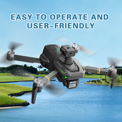 1pc Quadcopter Drone, GD95 Foldable Drone, Equipped with SD Dual Camera And Infrared Obstacle Avoidance Head, 2000mAh Capacity Battery, with Optical Flow Hovering Function, One-key Start, Suitable for Beginners