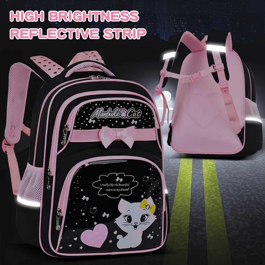 New cute and trendy children's backpack for elementary school students 1 2 3 4 5 6 grade girls 6 12 years old lightweight
