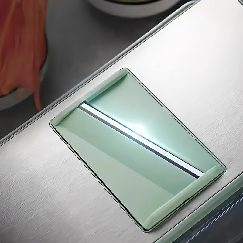 Conjunto de 7 peças de fatiador e ralador multifuncional em aço inoxidável com lâminas intercambiáveis, kit de utensílios de cozinha manual para batata, cenoura e pepino, disponível para todas as estações.