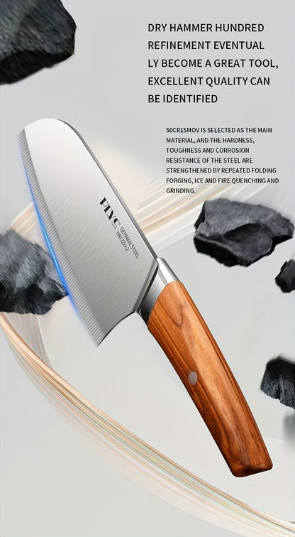 High Quality Stainless Steel Knife Kitchen Utensil Set, Multifunctional Chef Knife, Fruit Knife, Japanese Chef Knife, Meat Cutting Knife, Bread Knife, Cooking Chef Knife Set, Suitable for Restaurants, Family Travel, Outdoor C