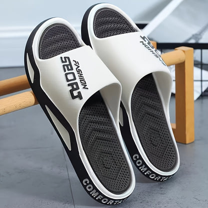Men's & EVA Slippers - Open-Toe Non-Slip Slip- Indoor/Outdoor House, Lightweight & Arch Design, All-Season for Gym, Beach, - ///// - Casual & Training Footwear with Breathable EVA Material, Minimalist Style, and Versatile for