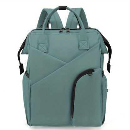 Multi-layer Space Large-capacity Solid Color Fashion Simple Mommy Bag Portable Multi-functional Backpack, Halloween Thanksgiving Day Christmas Gift