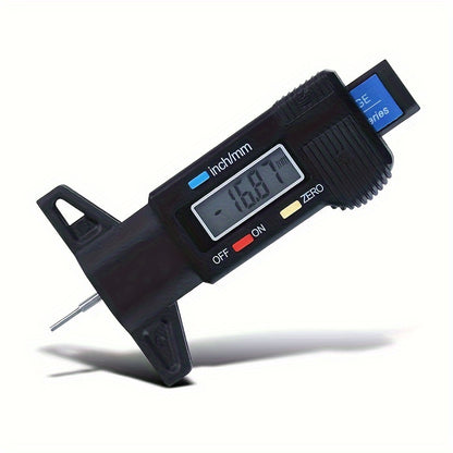 1pc Digital Depth Gauge Caliper Tread Depth Gauge LCD Tire Tread Gauge For Car Tire 0-25mm Measuring Tool Caliper Repair Tools