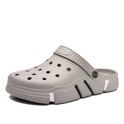 Unisex Clogs, Garden Shoes, Lightweight Non Slip Slides Slippers, Casual Hollow Out Beach Sandals, adult's footwear