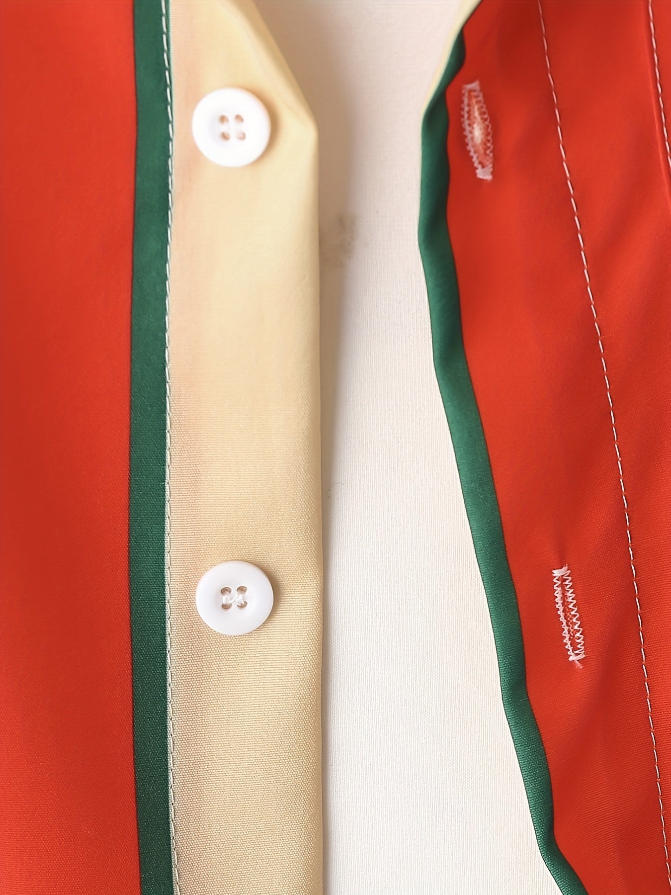 2pcs Boys Teen Casual Striped Short Sleeve Shirt & Pocket Side Shorts Set Clothes For Summer