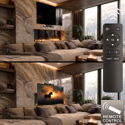 Suporte elétrico para TV para lareira, 37-70 polegadas, Maclean MC-891