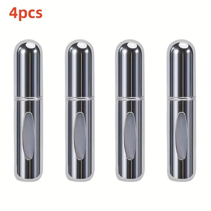 For Mini Portable Refillable Perfume Atomizer - Aluminum Mist Spray Bottle for Travel, Multi-Color Options, Fragrance-Free (Bubble-Free), Refillable Perfume Bottle|Compact Design|Aluminum Atomizer, Perfume Bottl