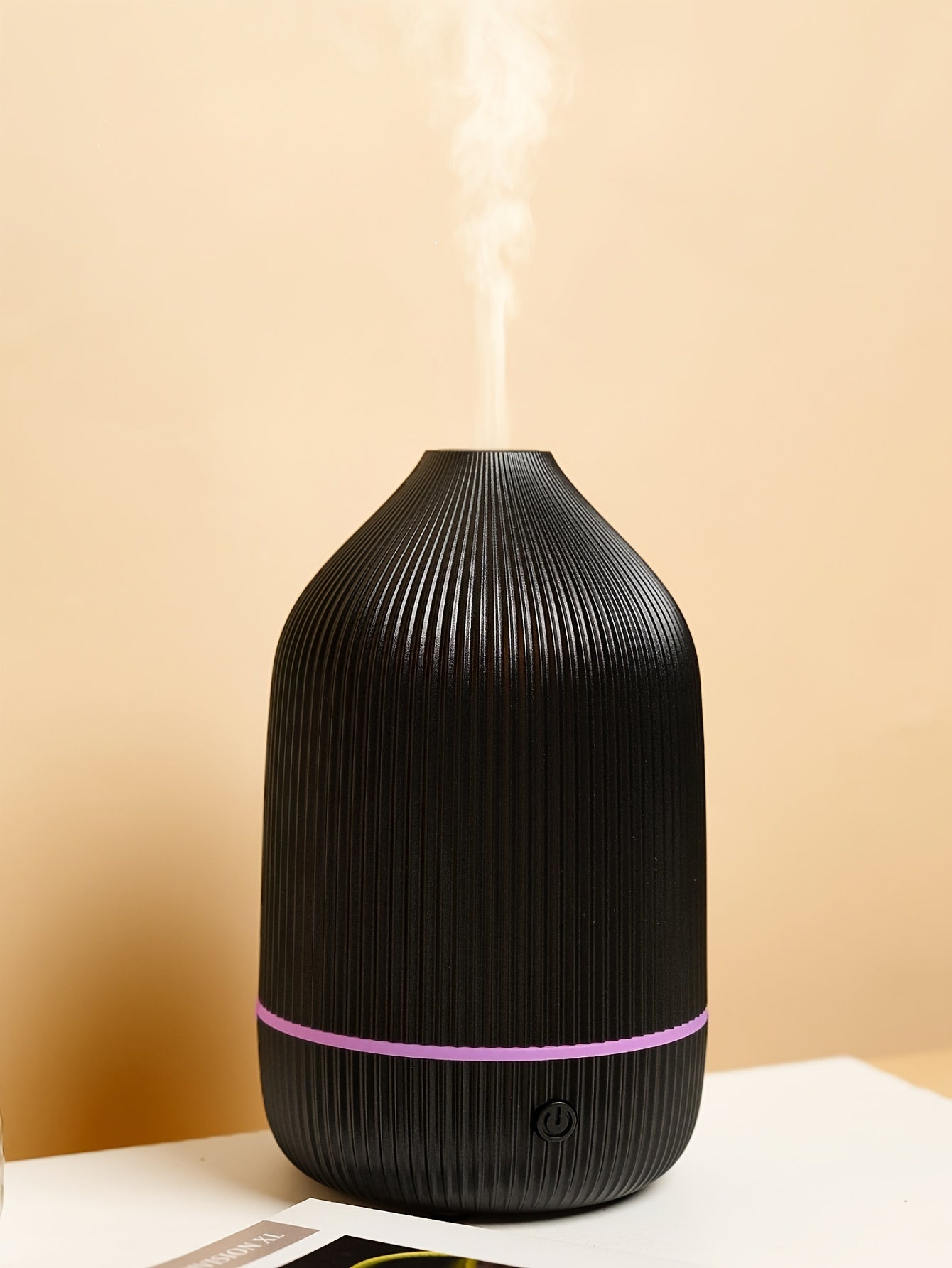 1pc AromaCare USB Powered Cylinder Aroma Diffuser, Air Purifier & Humidifier with Automatic Shut-Off, Waterless Ultrasonic Mist Maker for Enhanced Sleep & Relaxation, Ideal for Home, Office & Travel