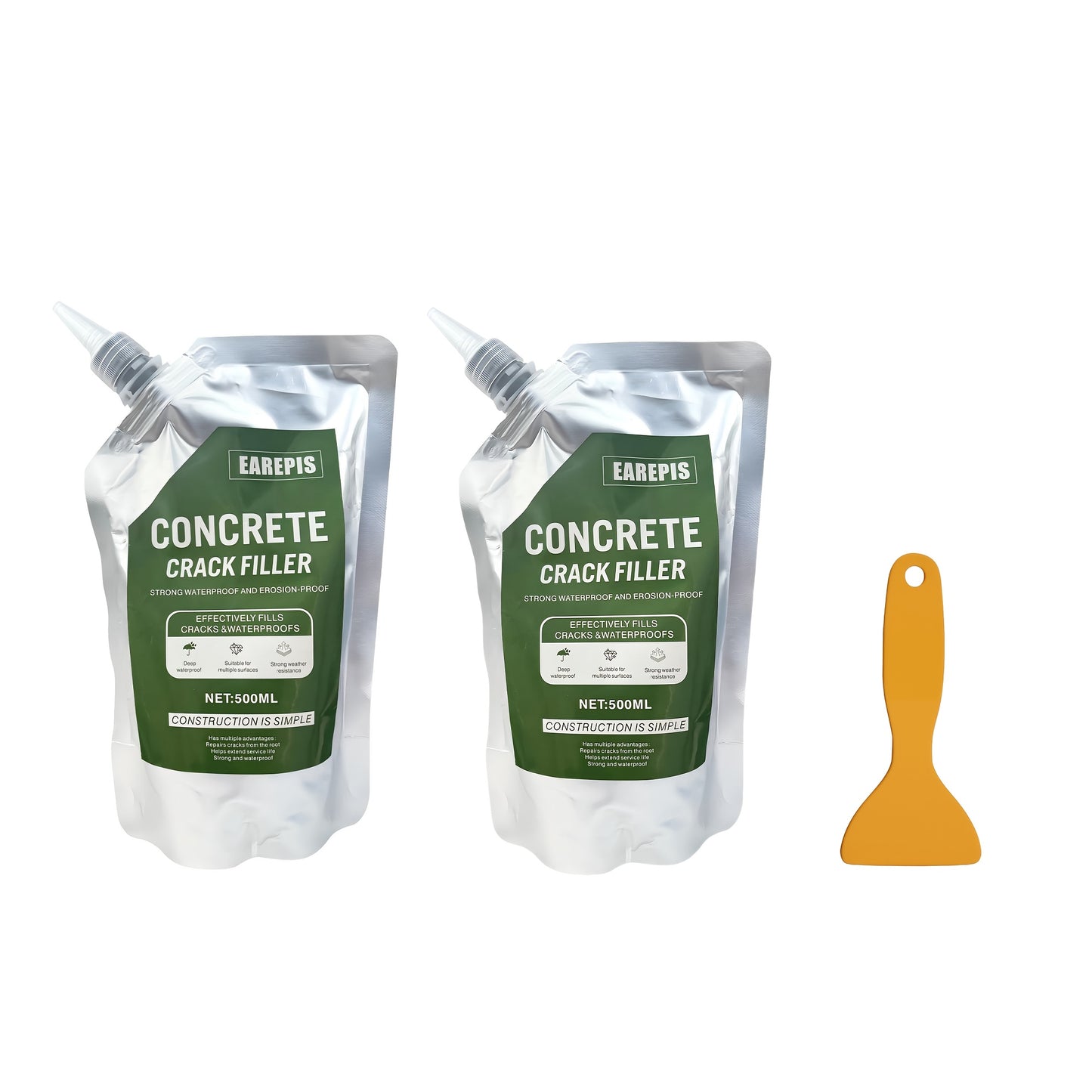 1000ml Quick-Dry Durable Grout Kit, Leak-Proof & Wear-Resistant Formula for Concrete Cracks – Ideal for Floors, Walls, Roofs, and Pipes – Indoor/Outdoor Use with Nozzle Design, Wall Sealing, Concrete Crack Filler, Precisi