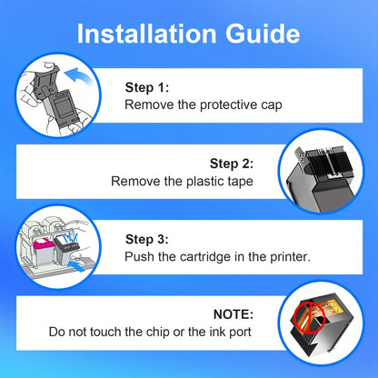 305XL Ink Cartridges Replacement for HP 305 XL, Remanufactured for HP 2700, 2700e, 2752, 2752e, 2742, 2755, 4100, 4100e, 4152, 4155e, 6000, 6055, 6400, 6458, 6458e, Printer, Ink Cartridges For Printers, Printer Supplies, Offi