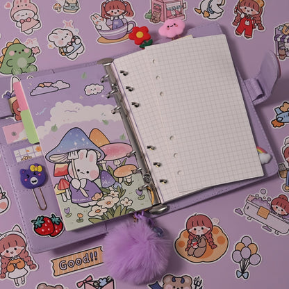 1pc Ziyi Miss AKI Journal Cute Notebook Planner With Free Stickers