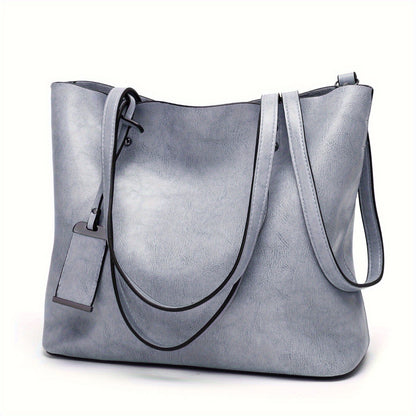 Women's Synthetic Handbag with Laptop Compartment & Detachable Strap - Golden-Tone Hardware, Zipper Closure, Spacious Work Bag for Travel, Business Meetings, Everyday Use - Available in Brown, Black, Red, Pink, Navy, Burgundy