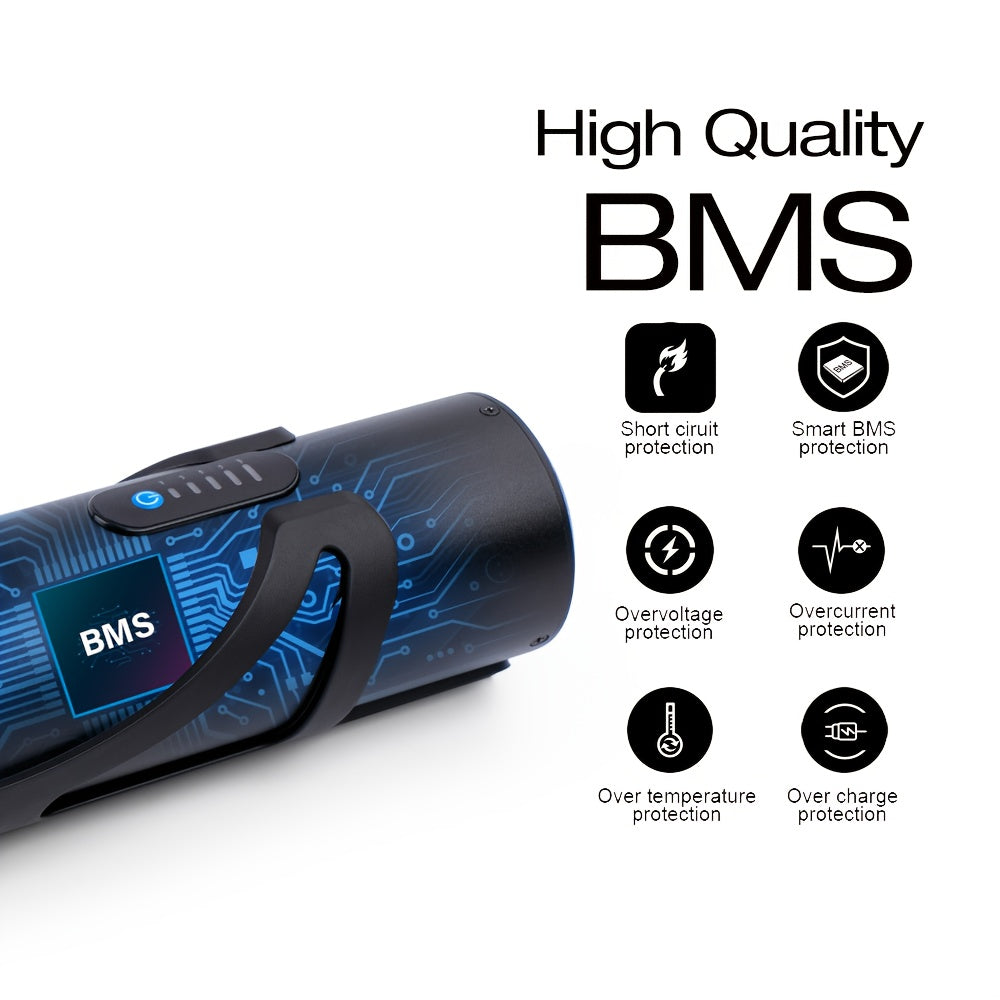 36V 10.5Ah High-Capacity E- Battery with Port & Lock - Compatible with 250W/350W/500W Motors, Bafang BBS01 System, 800-Cycle Life, 5-Year, Lightweight & Durable Aluminum Housing, 20A Fast, Compatible with Front/Rear Wheel Mot