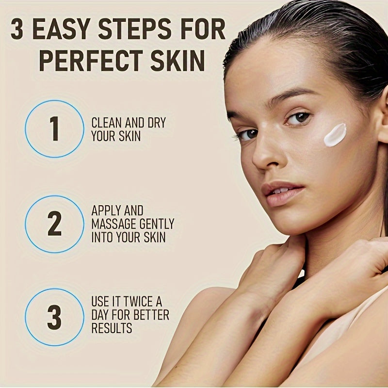 1.7 FL.OZ (50ML), Retinol Collagen Firming Cream, With Hyaluronic Acid, Day & Night Firming Moisturizer, With Mild Ingredients Including Aloe, Green Tea, Vitamin E, And Jojoba Oil For Hydrated, Smoother, Lifted Skin