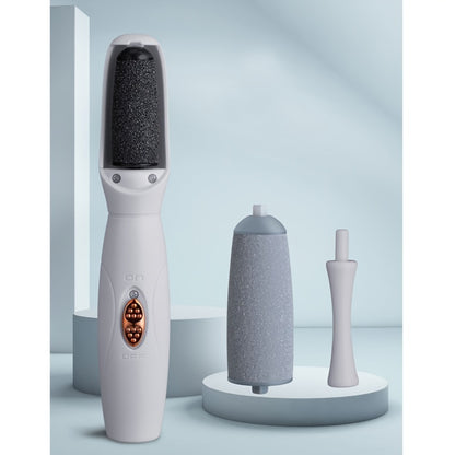 Removedor de calos elétrico para os pés, lixa de pés portátil e recarregável com esmeril para os pés.