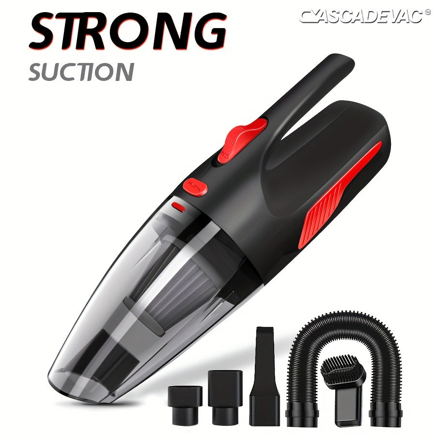 7pcs High-Power Cordless Vacuum Cleaner Set, Dual-Use for Home and Car, Strong Suction for Dust Removal and Interior Cleaning, Multi-Scene Use, Multi-Scene Vacuuming, Home And Car Cleaning, Portable Suction Cleaner, Cordless