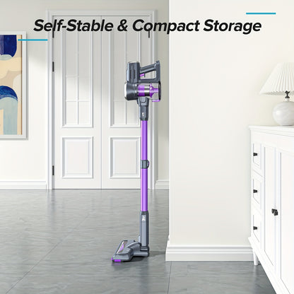 Lubluelu Free-Standing Vacuum Cleaner 26KPa, Powerful Lightweight Cordless 6in 1 Stick Vacuum Cleaner, for Carpet Floor Pet Hair, Vacuum Cleaner for Home, Cordless Vacuum Cleaner High Suction, Vacuum Cleaner Cordless, Vacuum