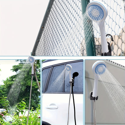 Portable Shower Camping Travel Shower, RV Travel Home Travel Garden Water Handheld Camp Shower Pump-Water Filtration System (4 to 5 Liter Water Flow Per Minute) RV Exterior Showers