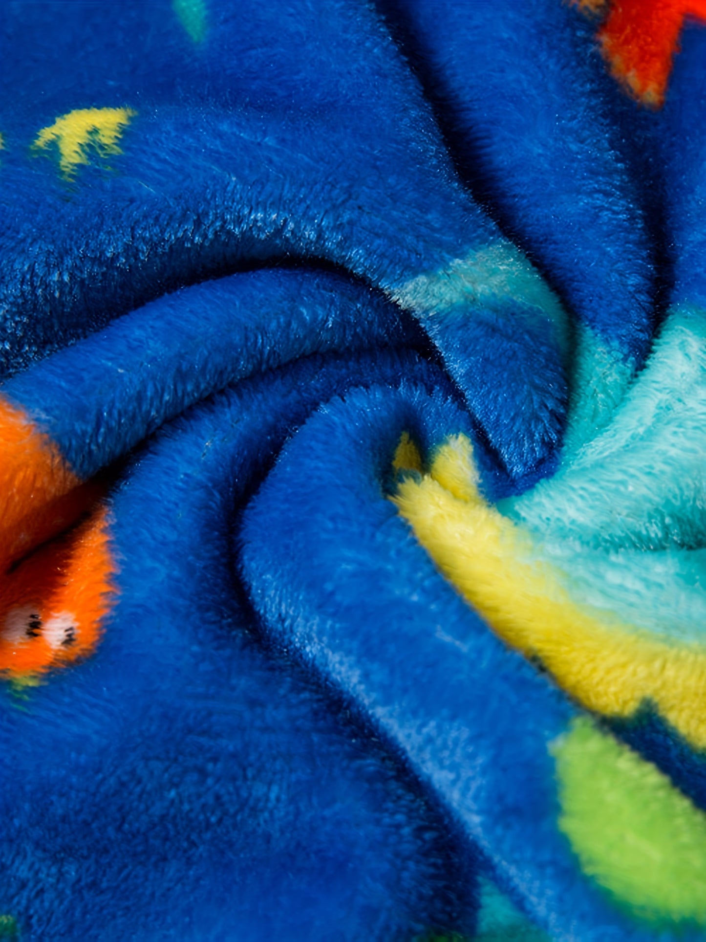 Kids Flannel Bathrobes Boys Hoodie Robes Soft Astronaut Planet Print Sleepwear Kids Clothes