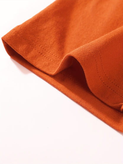 Kid's Solid Color T-shirt, Casual Short Sleeve Top, Boy's Tee For Summer