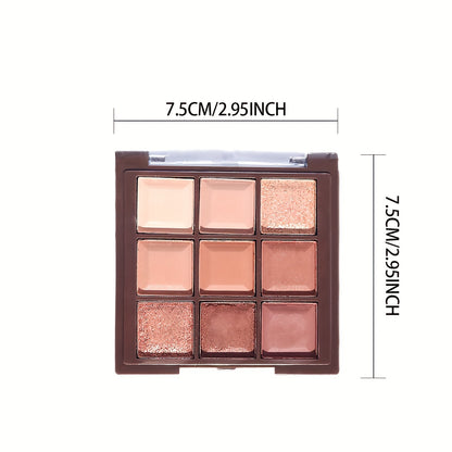 Paleta de Sombras 9 Cores Chocolate