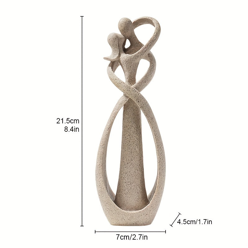 1pc, Kissing Couple Statue Abstract Sculpture Resin Statue Home Decor Modern Home Office Desktop Shelf Bookshelf Decoration, Christmas Gift