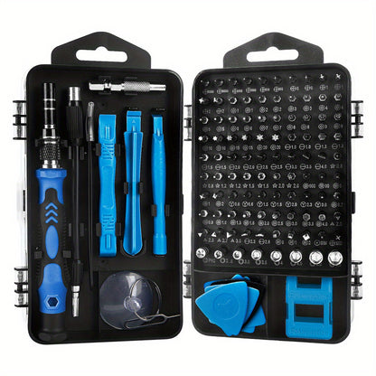 117 In 1 Precision Screwdriver Set, Electronics Magnetic Repair Tool Kit With Case For Repair Computer, IPhone, PC, Cellphone, Laptop, Switch, PS4, Game Console, Watch, Glasses Etc