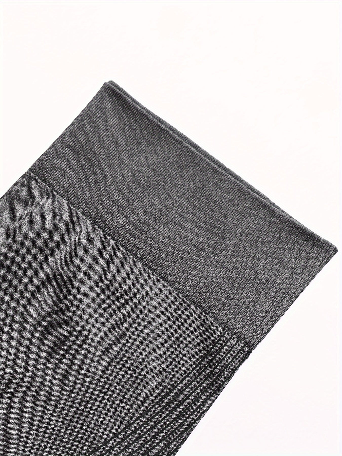 3 Packs Plus Size Simple Skinny Leggings, Casual High Waist Stretchy Leggings For Spring & Summer, Women's Plus Size Clothing