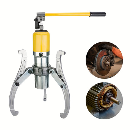 20T Manual Hydraulic Puller Hydraulic Wheel Hub Puller Hydraulic Gear Puller for Pulling Shafts Flanges Gears Pulleys Flywheels Bearing Chucks Apart