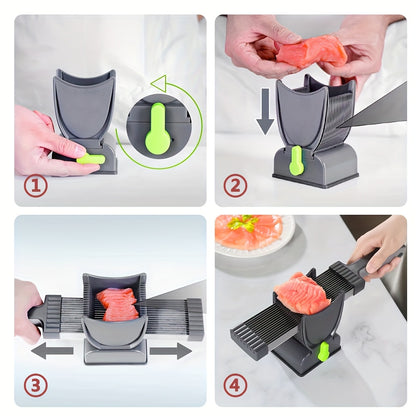 Manual Meat Grinder Set, ABS Kitchen Meat Cutter, Suitable for Beef, Salmon, Lamb, Vegetables, No Charging Required, Battery-Free, Suitable for Cooking, Grilling, Hot Dishes