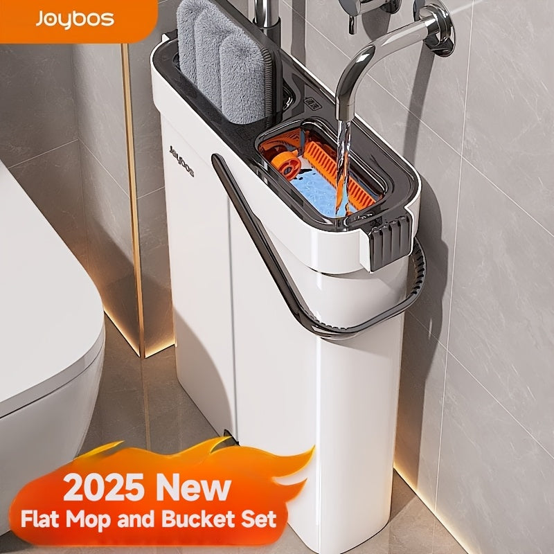 [Narrow Gap Magic] Hand-free Flat Mop And Bucket, Home Floor Cleaning, Recommended for Bedrooms, Living Rooms, Bathrooms, Kitchens, Patios, for Vinyl Wood And Tile Floors, Floor Cleaning, Cleaning Supplies, Cleaning Tools, Ho