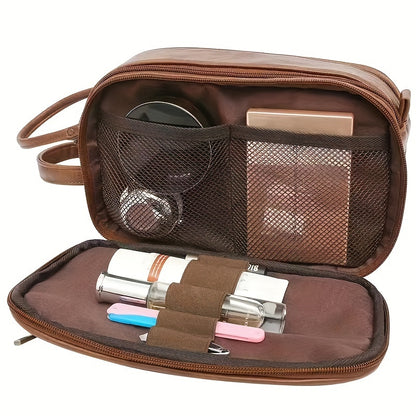 Men'S Large Travel Toiletry Bag - Lightweight Organizer with Shaving Kit, Cosmetics & Makeup Storage, Zippered Bathroom Pouch with Lanyard, Bathroom Organizers And Storage