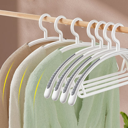 10 Non-marking Hangers - Non-deforming, Non-slip, No Shoulder Corners - Perfect for Drying and Storing Clothes in Your Closet