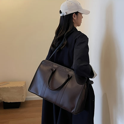 Women'S Large Capacity Crossbody Bag - Convertible Shoulder Purse with Adjustable Strap, Zipper Closure, Spacious Interior for Work, School, Travel, Everyday Use - Synthetic Handbag in /, Minimalist Women'S Designer Bag for P