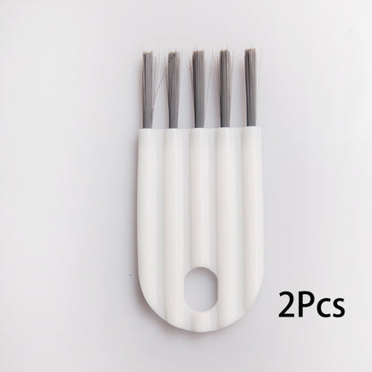 1/2pcs, Mini Cleaning Brush, Crevice Cleaning Soft Brush, Keyboard Cleaner, Keyboard Cleaning Brushes, Mini Cup Glass Cover Cleaning Brush, Bottle Cleaning Brush, Multifunctional Computer Cleaning Tool, Edge And Crevice Clean