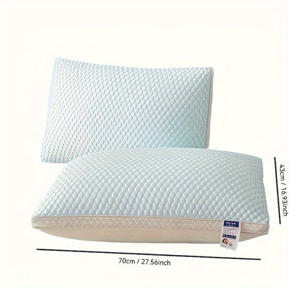 2pcs Cooling Tofu Pillows - Breathable, Neck Support for Comfortable Sleep in Home, Bedroom, or Hotel - Perfect Holiday Gift