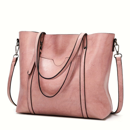 Large Capacity Genuine Genuine Leather Women's handbag with Zipper Closure and Wrist Strap - Durable Top-Grade Genuine Genuine Leather, Suitable for Travel, Business, and Outdoor Activities - Multiple Colors Available