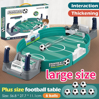 6pcs Balls Youth Desktop Football Game - Interactive Indoor Football Match with Accessories, Goal Actions, Ideal Day or Birthday Gifts, Father'S Day Gifts, Football Accessories, Large Size, 56.8x27.7x11.1cm, Football Accessor