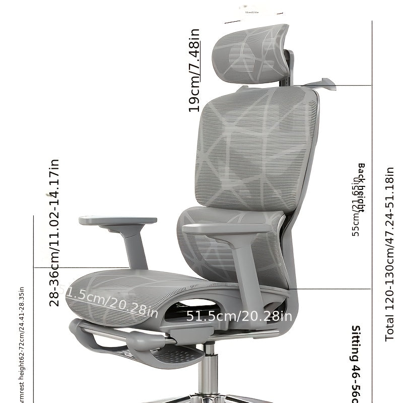 Ergonomic Chair, Comfortable Chair, Gaming Chair, Mesh Chair, Breathable Chair, Waist Support, Lumbar Support, Swivel Chair, Height Adjustable Chair, Home Office Chair, Ergonomic Chair