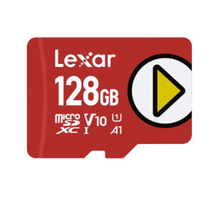Cartão de Memória Micro SD com Adaptador Lexar PLAY 128 GB