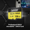 Cartão de Memória SD Lexar LMSGOLD128G-BNNNG 128 GB